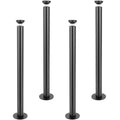Adjustable Desk Legs 711mm Steel Set 4 544kg Heavy Duty Black