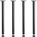 Adjustable Desk Legs 762mm Steel Set of 4 Heavy Duty 544kg