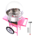 Cotton Candy Machine 1000W with Cart & Cover Sugar Floss Maker
