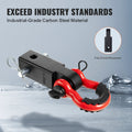 Shackle Hitch Receiver 50mm 20 Ton D Ring Trailer Towing Lock Pin