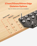 Shelf Pin Jig Hinge Jig 2in1 Aluminum Drill Template Cabinet Hardware