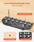 Shelf Pin Jig Hinge Jig 2in1 Aluminum Drill Template Cabinet Hardware
