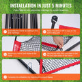 Golf Practice Net 10.8x7ft Portable Driving Range Indoor Outdoor