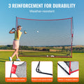Golf Practice Net 10.8x7ft Portable Driving Range Indoor Outdoor