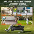 Golf Practice Net 10.8x7ft Portable Driving Range Indoor Outdoor