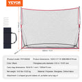 Golf Practice Net 10.8x7ft Portable Driving Range Indoor Outdoor