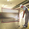 Golf Practice Net 10.8x7ft Portable Driving Range Indoor Outdoor