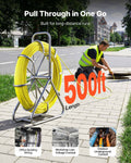 Fish Tape Fiberglass 152M 6.3MM Duct Rodder Wire Puller Stand