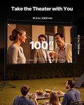 100 Inch Projector Screen with Stand 16:9 4K HD Portable Tripod