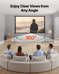 100 Inch Projector Screen with Stand 16:9 4K HD Portable Tripod