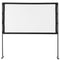 80 Inch Projector Screen with Stand 16:9 4K HD Indoor Outdoor