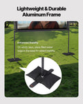 80 Inch Projector Screen with Stand 16:9 4K HD Indoor Outdoor