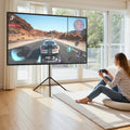 80 Inch Projector Screen 16:9 4K HD Tripod Stand Portable