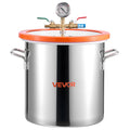 Vacuum Chamber 18.93L Stainless Steel Degassing Kit 3.5CFM Pump