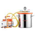 Vacuum Chamber 18.93L Stainless Steel Degassing Kit 3.5CFM Pump