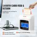Punch Time Clock Machine Employee Tracker 6 Punches Day 102 Cards