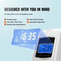 Punch Time Clock Machine Employee Tracker 6 Punches Day 102 Cards