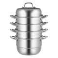 Dumpling Steamer Stainless Steel 5L 30cm Pot Gas Electric Stove