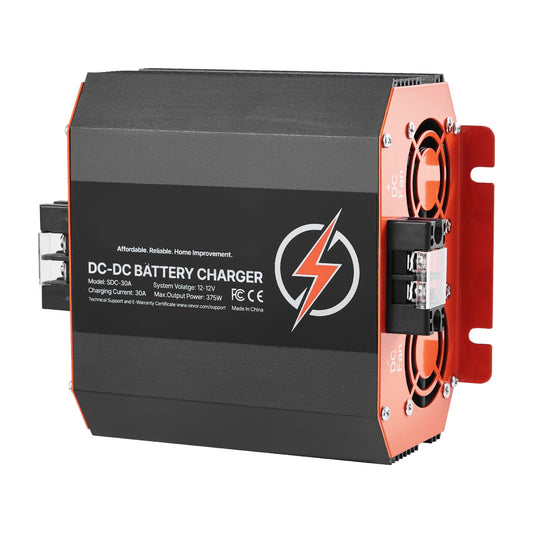 12V 30A DC to DC Battery Charger 375W Lead-Acid Lithium AGM