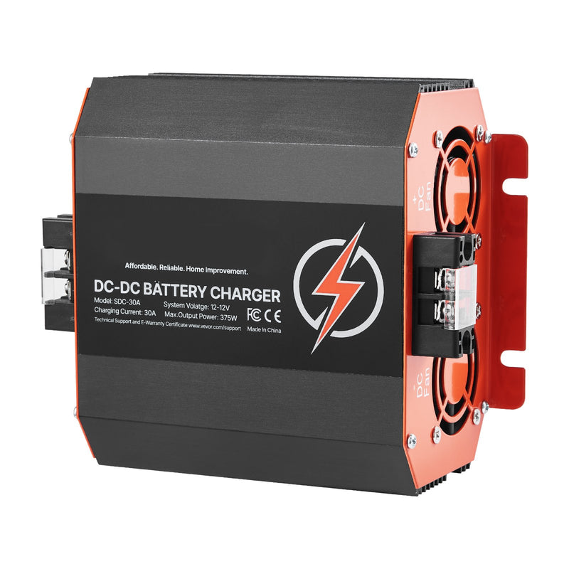 12V 30A DC to DC Battery Charger 375W Lead-Acid Lithium AGM