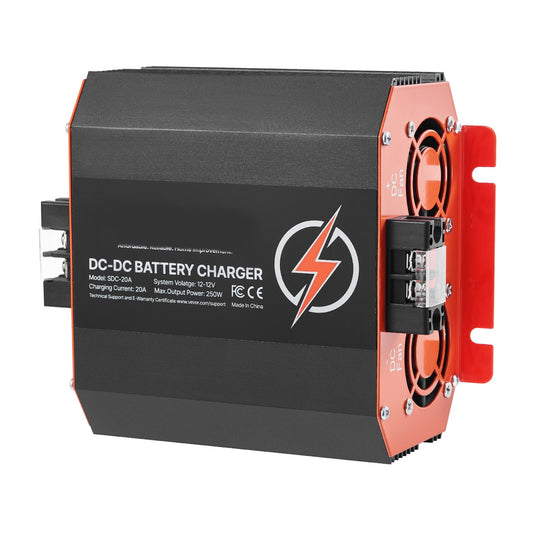 12V 20A DC DC Charger 250W Lead-Acid Lithium AGM Battery