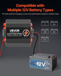 12V 20A DC DC Charger 250W Lead-Acid Lithium AGM Battery
