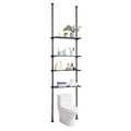 Over Toilet Storage 4-Tier Bathroom Shelf Rack Organiser Space