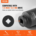 Axle Nut Impact Socket Set 1/2