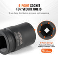 Axle Nut Impact Socket Set 3/4