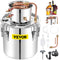 50L Copper Distiller Alcohol Moonshine Still Brewing Water Pump