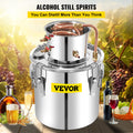 50L Copper Distiller Alcohol Moonshine Still Brewing Water Pump