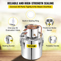 50L Copper Distiller Alcohol Moonshine Still Brewing Water Pump