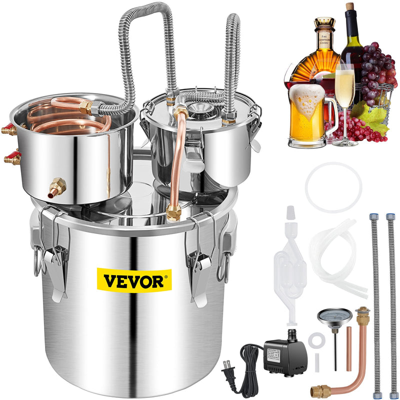 Moonshine Still 50L Alcohol Distiller Thumper Keg Water Pump