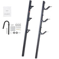 Trimmer Rack, 3 Place Weeder Trimmer Rack, Locking Trim Holder Landscape Trailer Rack Carrier Mount on Open Pickup/Trailer Enclosed Trailers, Pair