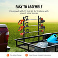 Trimmer Rack, 3 Place Weeder Trimmer Rack, Locking Trim Holder Landscape Trailer Rack Carrier Mount on Open Pickup/Trailer Enclosed Trailers, Pair