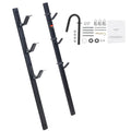 Trimmer Rack, 3 Place Weeder Trimmer Rack, Locking Trim Holder Landscape Trailer Rack Carrier Mount on Open Pickup/Trailer Enclosed Trailers, Pair