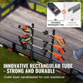 Trimmer Rack 3 Place Weeder Holder Landscape Trailer Pickup Mount Pair