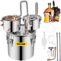 3 Pot 12L Alcohol Distiller Water Wine Boiler Home Brew Still