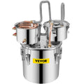 3 Pot 12L Alcohol Distiller Water Wine Boiler Home Brew Still