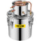 Moonshine Still 12L Stainless Steel Alcohol Distiller Copper Tube Home Brewing