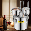 Alcohol Distiller 30L Copper Still Home Brew Water Spirit Boiler