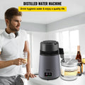 Home Water Distiller 4L Dual Temp Display Grey