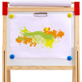 Wooden 3-in-1 Art Easel Kids Double-Sided Magnetic Whiteboard Chalkboard
