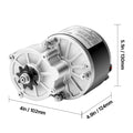 250W Electric Powerful DC Motor Kit - 24V 2700rpm Brushed Motor with Upgraded Speed Controller, Throttle Grip Kit for Go Karts E-Bike Motorcycle Scooter