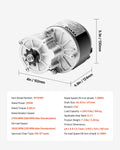 250W 24V DC Motor Kit 2700rpm Brushed Go Kart E-Bike Scooter
