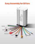 500W 36V Electric Brushless DC Motor Kit 3000rpm Controller