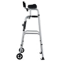 Folding Walker 2in1 Removable Armrests Height Adjustable 5