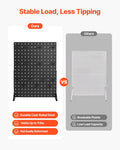 Pegboard Display Stand 43x33cm Black 15 Hooks Retail Shop