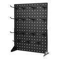 Pegboard Display Stand 43x33cm Black 15 Hooks Retail Shop