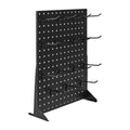 Pegboard Display Stand 43x33cm Black 15 Hooks Retail Shop